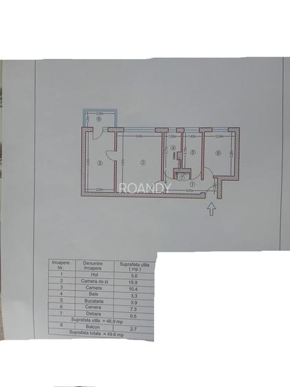 ROANDY-Apartament 3 camere la un pret accesibil-Malu Rosu - 7