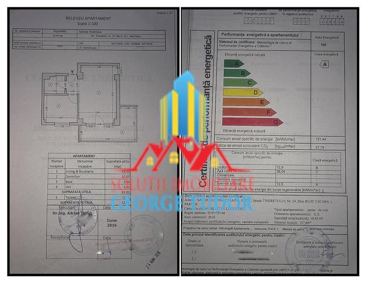 Ap. 2 camere, 53 mp de vanzare Chiajna, Str. Tineretului Nr 24, BL 5