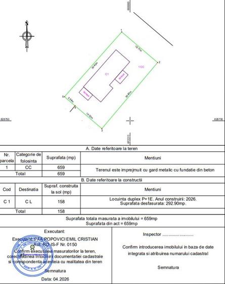 Valea Adanca str Marului VILA P+E noua SU=114 Teren 330mp - 19