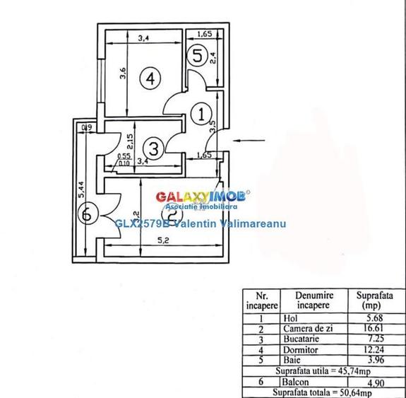 Apartament 2 Camere Popesti-Leordeni COD 244 - 9