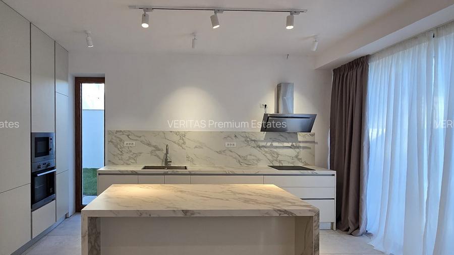 New house for rent, generous yard & terraces, unfurnished +kitchen, VAT included