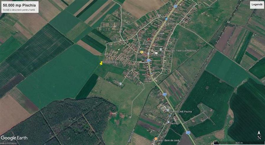 Teren pentru dezvoltare rezidentiala langa padure, in Pischia