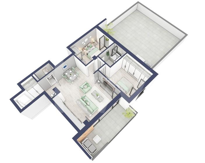 Apartament 3 camere, etaj 1, intabulare vara 2026 - 4