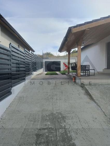 Casa individuala la cheie, 3 camere, 70 mp+425 teren, garaj,Sannicoara