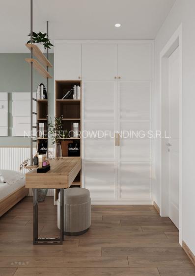 Neofort 50 Titan II–3 camere cu terasa si curte, langa metrou, promotie parcare