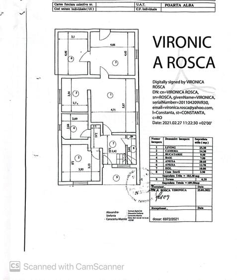 Casa p+1 de vanzare in localitatea Poarta Alba, Constanta, teren 1000mp