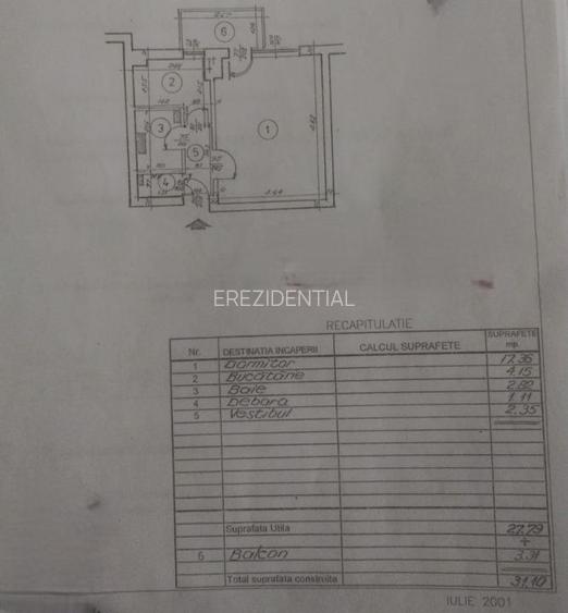 Garsoniera de vanzare - zona  Piata Victoriei - 12