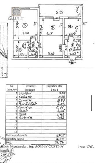 Apartament 2 camere - BALCON 7 MP - zona ALEXANDRUL OBREGIA - 1