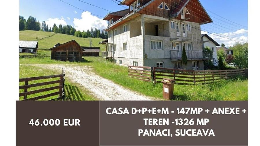 Casa D+P+E+M - 420 mp + Anexe + Teren -1326 mp, Panaci