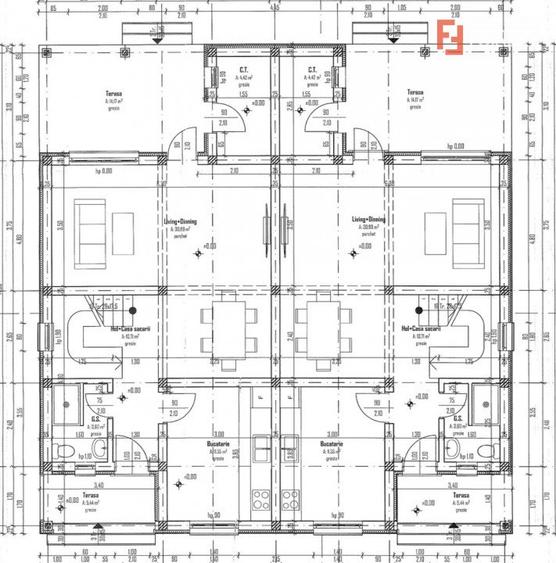Duplex cu 4 camere - Strada Asfaltata - Mosnita - Noul Lidl