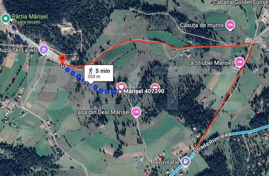 Teren 2600mp - Partia Marisel - intravilan, la 5 minute de partia de ski-CU PUZ - 4