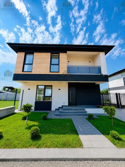 Vila de vanzare 4 camere modernă, mutare rapidă - Drum Asfaltat - Com. Berceni