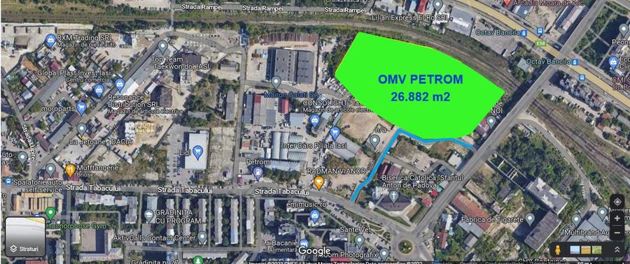 Teren de vanzare in Iasi_OMV Petrom