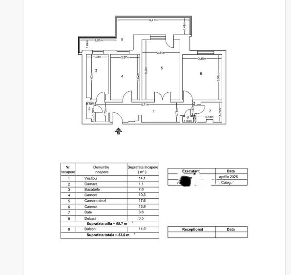 IANCULUI / MEGA MALL / DECOMANDAT / BALCON TIP TERASA / SPATIOS - 2