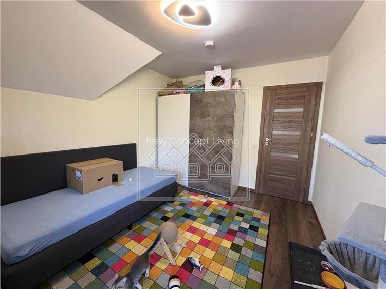 Casa individuala, 130 mp utili, teren de 234 mp si terasa mare