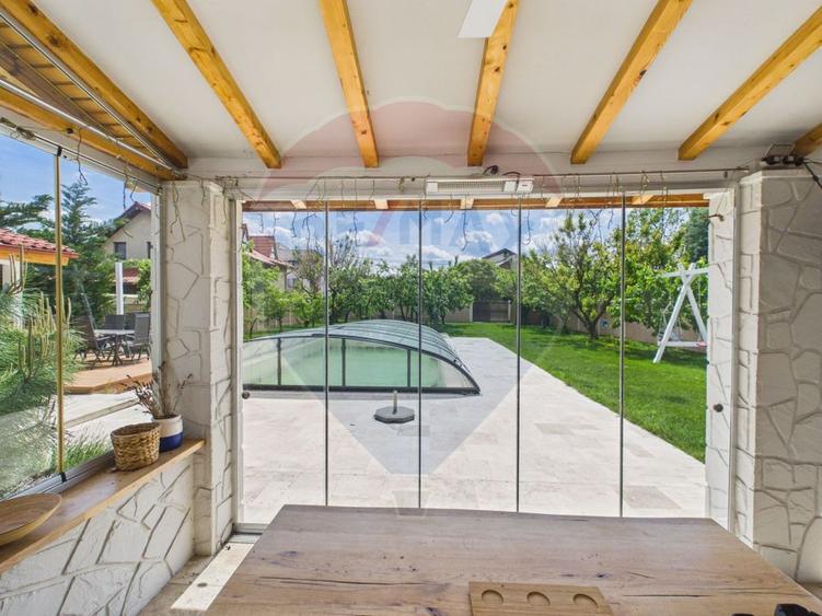 Proprietate premium Otopeni - vila cu 6 camere, piscina, teren 1300 mp