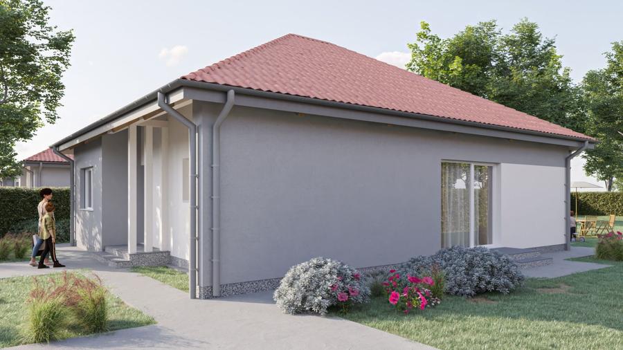 Casă 3 Camere Prejmer | 80 mp | Teren 506 mp | Încălzire Pardoseală