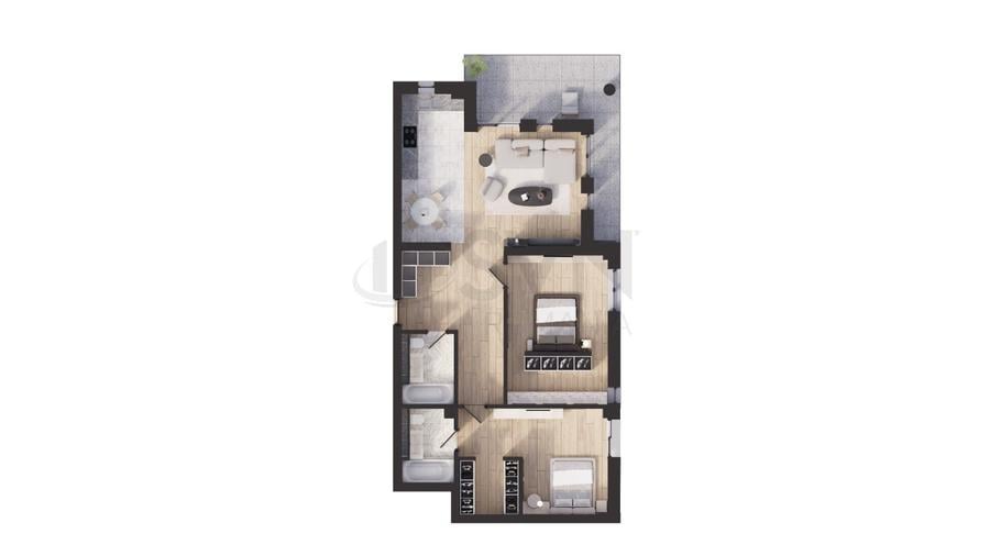 REA1022753 Pipera 3 Camere Confort Sporit
