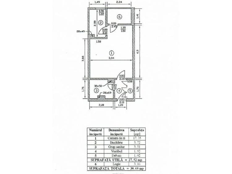 Garsoniera | Constantin Brancoveanu | Balcon | Bloc Anvelopat | Loc de Parcare