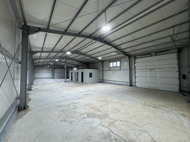Hală nouă de închiriat – 300 mp | Clinceni | Acces rapid A0 & Centură
