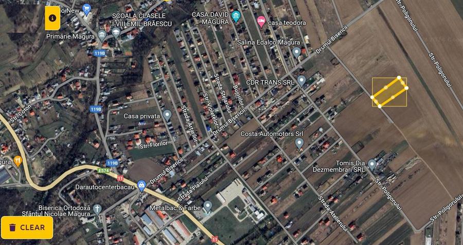 Teren de Vânzare | 4500 MP | Măgura | Bacău |