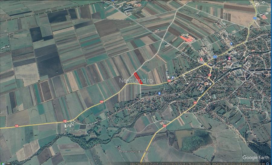 Teren investiție, 4272 mp , front 27 ml la DN, 26 ml la Centură Oraș - 3