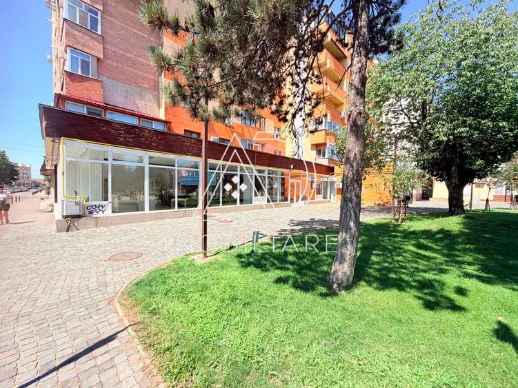 SPAȚIU COMERCIAL DE ÎNCHIRIAT – | 250 MP | VITRINĂ 15 ML | 0% COMISION