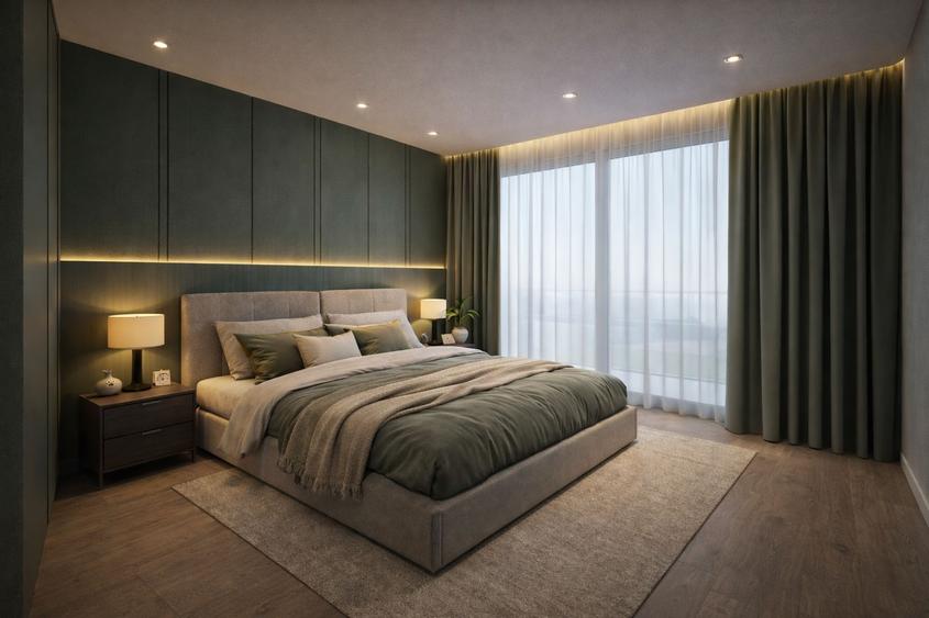 Tomis Nord - Vanzare apartament decomandat cu 3 camere, bloc nou.