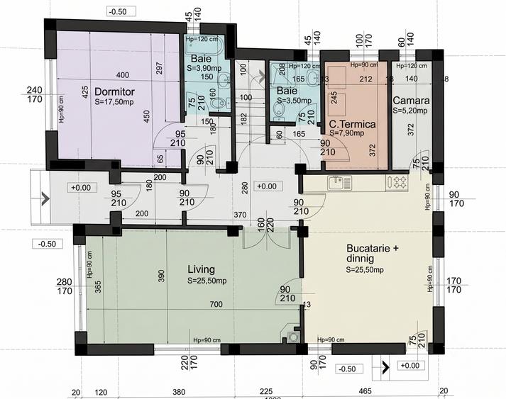 Casa 7 camere 360mp | 0 comision | Balotesti | mobilat utilat | 500mp teren