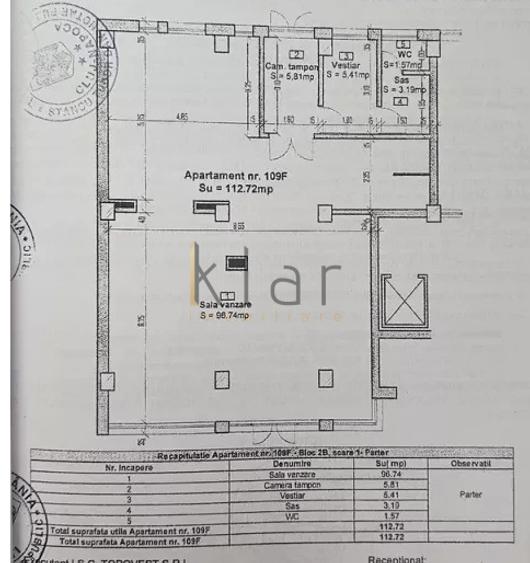 Spatiu comercial MULTIFUNCTIONAL 113mp, langa Piata Marasti