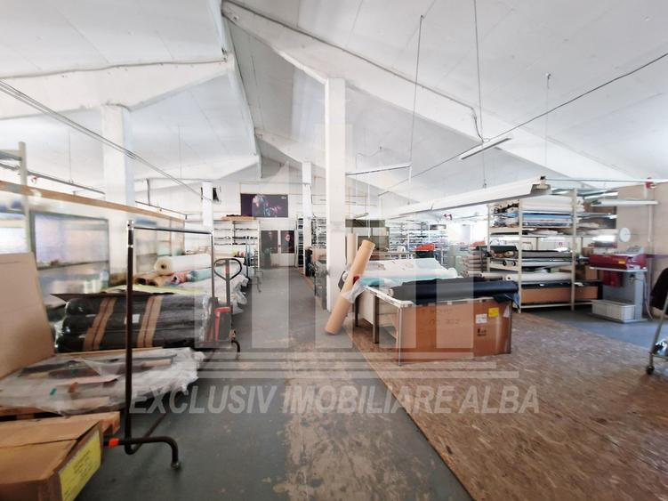 Spatiu industrial | De inchiriat | 1000 mp | 3 m inaltime | Sebes