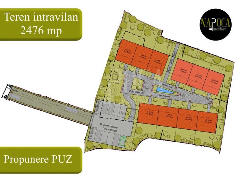 Teren intravilan pentru constructii de vanzare in Gruia, Cluj Napoca
