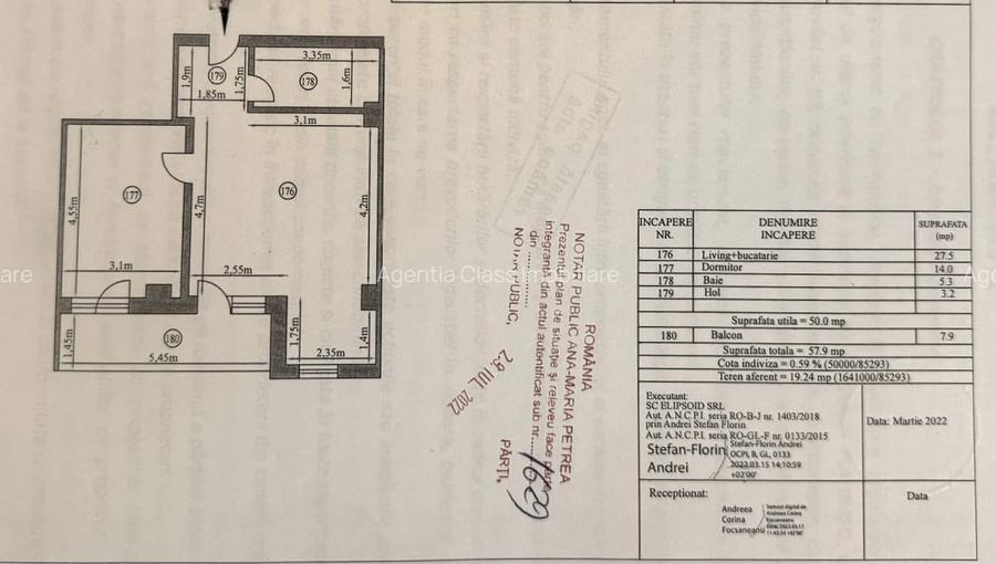 Apartament 2 camere | Complex Flamingo | 57 mp | Etaj 3 | 2022 - 8