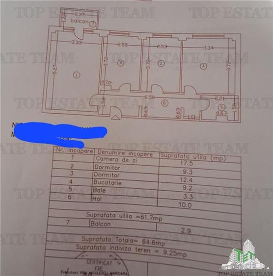 Apartament 3 cam - Braila - vanzare - Calea Calarasilor