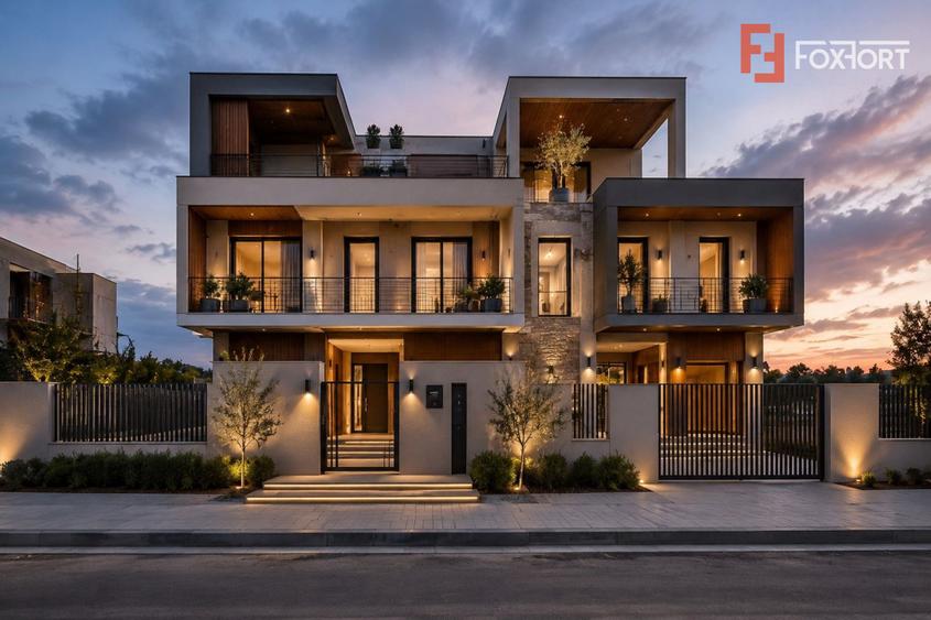 Duplex nou, 2 apartamente la rosu cu 10 camere total, zona Aradul Nou