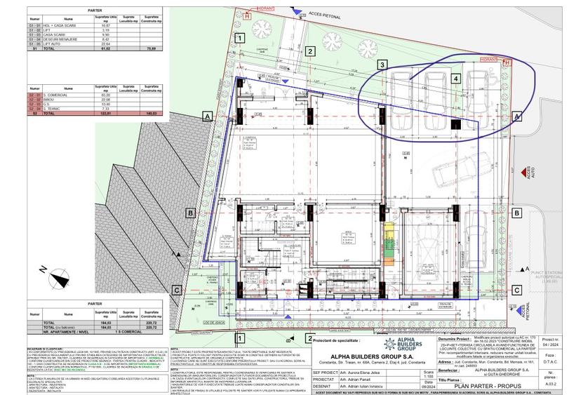Bulevardul Mamaia -spatiu comercial P+1 - 3