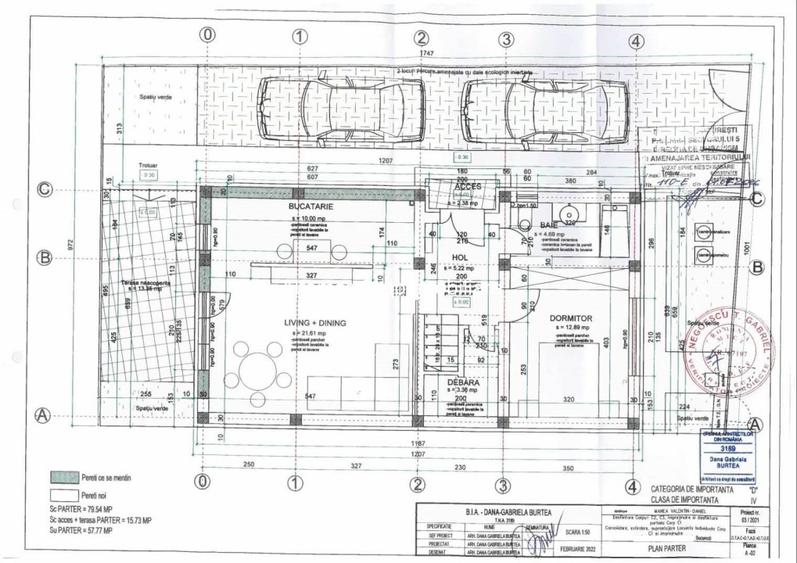 Casa demolabila, autorizatie de construire, Giurgiului- Toporasi