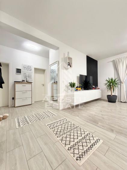 Apartament cu 3 camere mobilat, 70 mp utili, in Giroc la etajul 2.