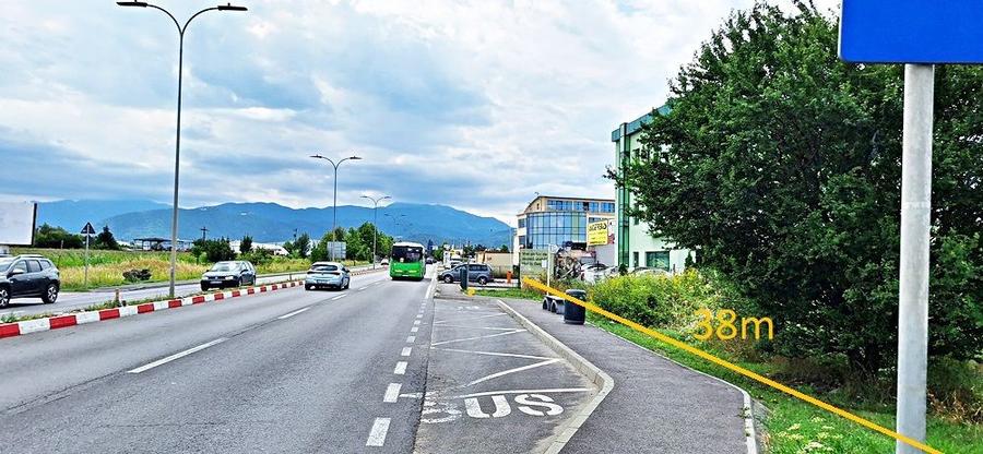 Teren in zona comerciala, 7100mp pe Calea Feldioarei (DN13)
