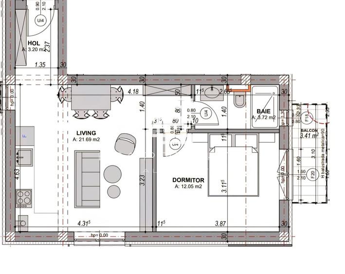 Apartament 2 camere | balcon | loc de parcare | Doamna Stanca | Șelimbăr