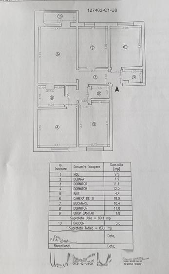 Apartament 4 camere Arcu