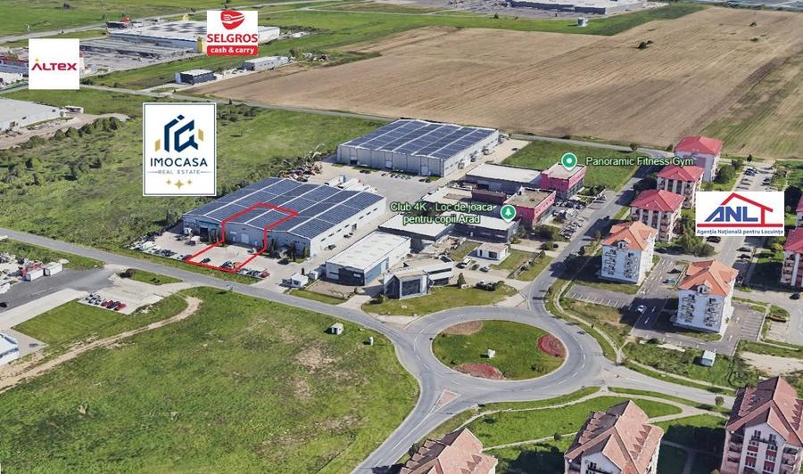 Hala de inchiriat productie, depozit Micalaca Acces Tir Disp. Imediat