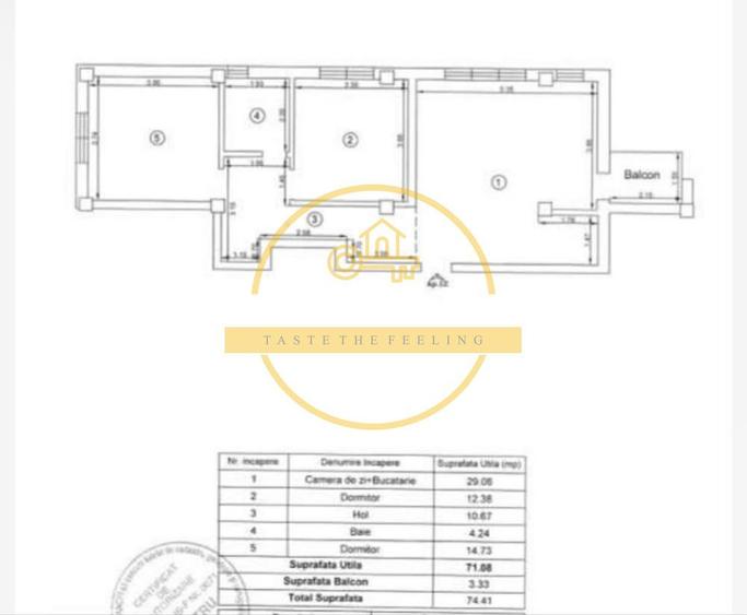 🏠Apartament 3 cam, 71MP utili, etaj 1 // 📍Valea Lupului - Cubic Plaza - 8