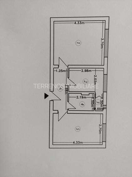 Apartament 2 camere zona Stefan Luchian , etaj 3 cu sarpanta ,decomandat - 5