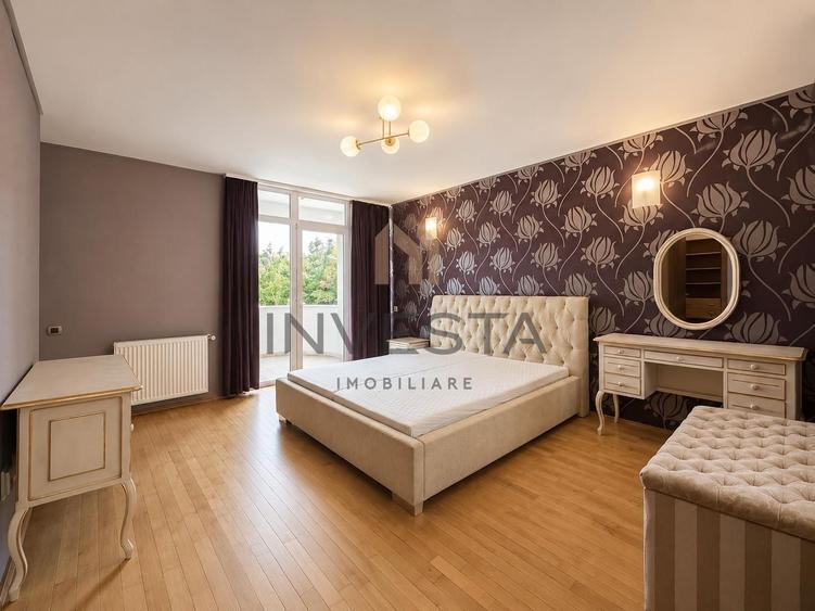 Casa de 360 mp cu sauna si garaj dublu de inchiriat in zona Buna Ziua