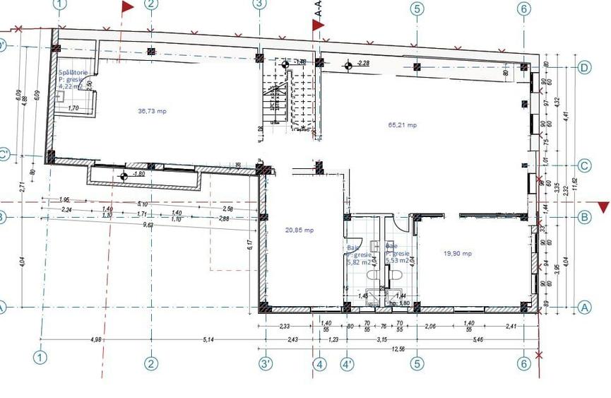 Clădire reprezentativă de închiriat, 560 mp utili, zona Complex,