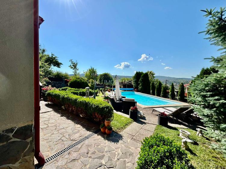 Vila de lux 310 mp construiti, cu piscina 40mp, Bucium Iasi, 1500mp teren, garaj foisor livada - 45