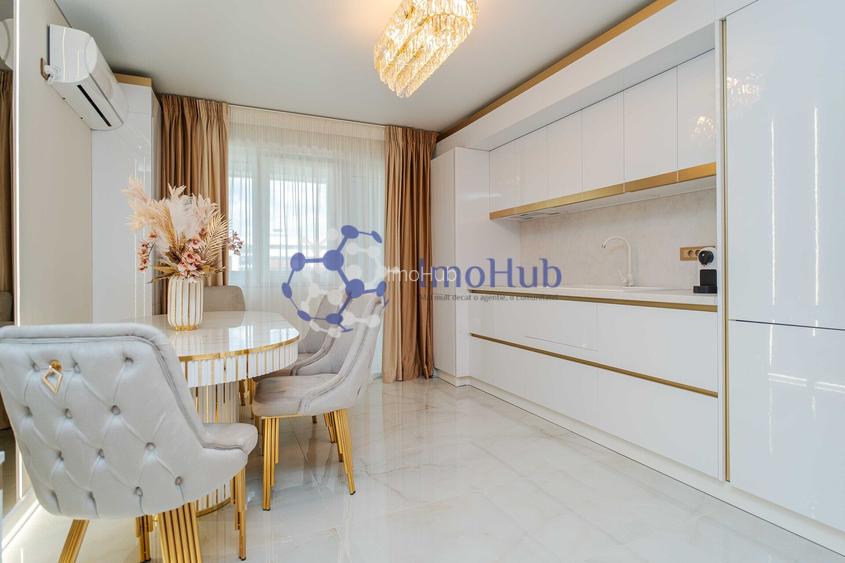 Apartament 2 camere in Copou, mobilat lux, jacuzzi, etaj 8 - 13