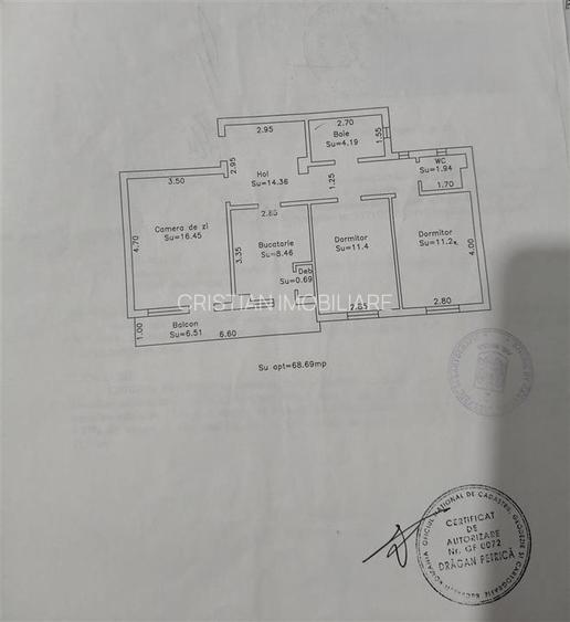 3 camere confort 1, etaj 1, Mobilat si Utilat, Vidin - 12