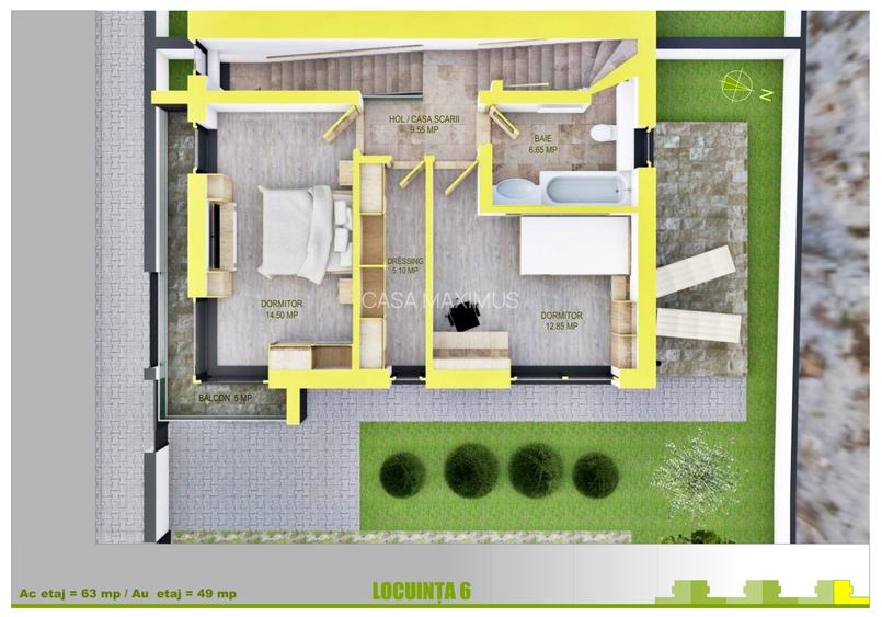 ANSAMBLU LOCUINȚE INDIVIDUALE ÎN REGIM CUPLAT - 11